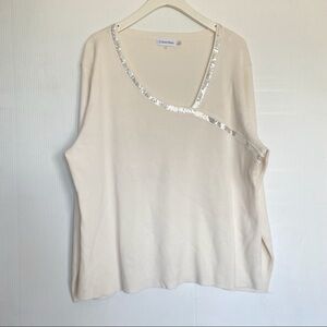 Calvin Klein sweater beige Size L